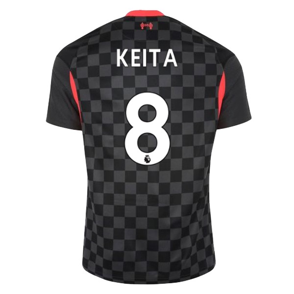 Trikot Liverpool NO.8 Keita Ausweich 2020-21 Schwarz Fussballtrikots Günstig